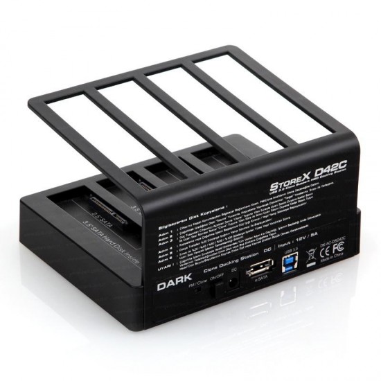 DARK D42C USB3.0 OFFLINE CLONE 4 LU DISK ISTASYONU (DK-AC-DSD42C)