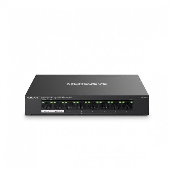 TP-LINK MERCUSYS MS108GP 8 PORT 10/100/1000 7 PORT 65W POE YONETILEMEZ SWITCH TP-LINK MERCUSYS MS108GP 8 PORT 10/100/1000 7 PORT 65W POE YONETILEMEZ SWITCH