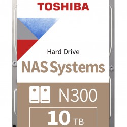 TOSHIBA N300 10 TB 7200RPM 256MB SATA3 180TB/Y NAS (HDWG11AUZSVA)