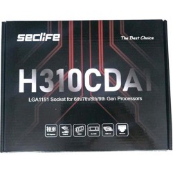 Seclife H310CDA1 (B250 Chipset) 6/7/8/9th M.2 DDR4 S+V+L 1151P Anakart (6.7.8.9.Nesil)