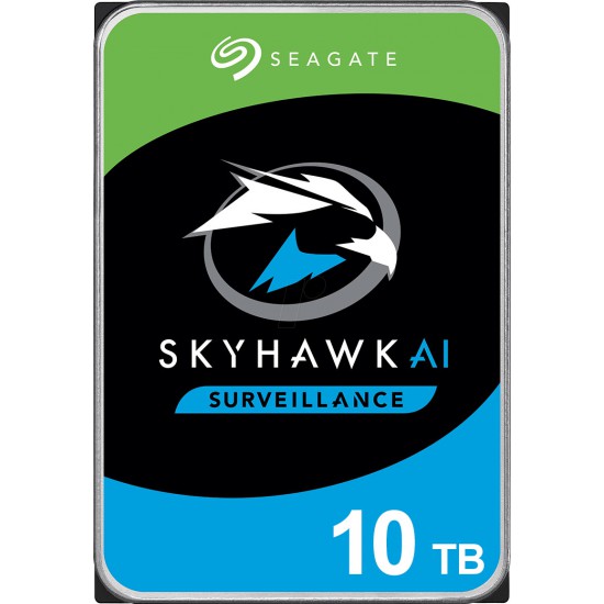 SEAGATE SKYHAWK AI 10 TB 7200RPM 256MB SATA3 550TB/Y RV 7/24 (ST10000VE001)