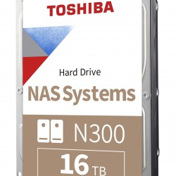 TOSHIBA N300 16 TB 7200RPM 512MB SATA3 180TB/Y NAS (HDWG31GUZSVA)