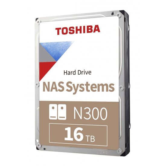 TOSHIBA N300 16 TB 7200RPM 512MB SATA3 180TB/Y NAS (HDWG31GUZSVA)