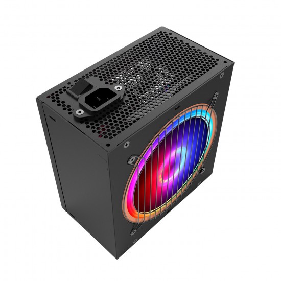 RAMPAGE RGB-500 500W 80+ BRONZE 12CM RGB FAN GAMING GUC KAYNAGI