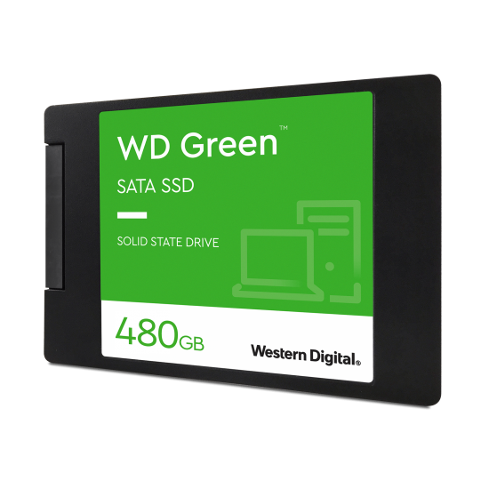 WD GREEN 480 GB 2.5" SATA3 SSD 545MB/S (WDS480G3G0A)