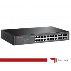 TEKRON 24 PORT GIGABIT SWITCH 10/100/1000