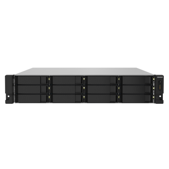 QNAP TS-1232PXU-RP-4GB 12 BAY 2xGLAN 2x10G SFP RACKMOUNT NAS DEPOLAMA UNITESI