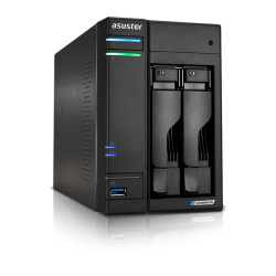 ASUSTOR AS6702T 2 SLOT TOWER NAS CELERON 2GHz QUAD 4GB DDR4 2x2.5GBE