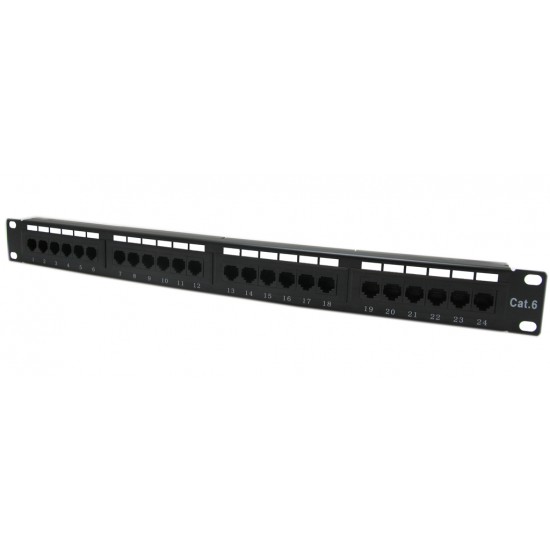 CODEGEN CAT6 1U 24 PORT UTP DOLU PATCH PANEL (COD624)