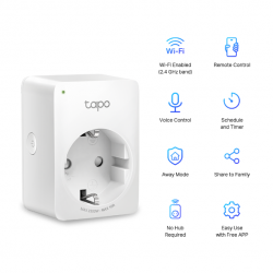 TP-LINK TAPO P100 2.4GHz MINI AKILLI WI-FI PRIZ (4'LU PAKET)