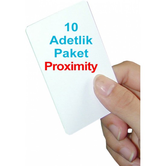 10 adet 1.Sınıf Proximity Kart (Seri numara baskılı)