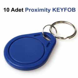 10 Adet Proximity KEYFOB Anahtarlık