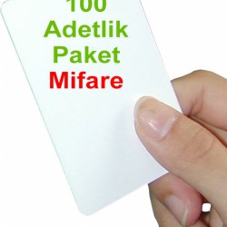 100 adet 1.Sınıf MIFARE Kart