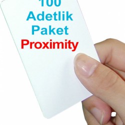 100 adet 1.Sınıf Proximity Kart (Seri numara baskılı )