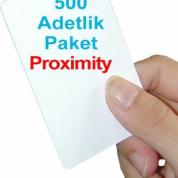 500 adet 1.Sınıf Proximity Kart (Seri numara baskılı )