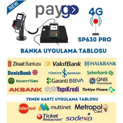 Paygo Sp630 Pro ECR 4G Eft Pos Yazarkasa Mobil Çanta Hediye