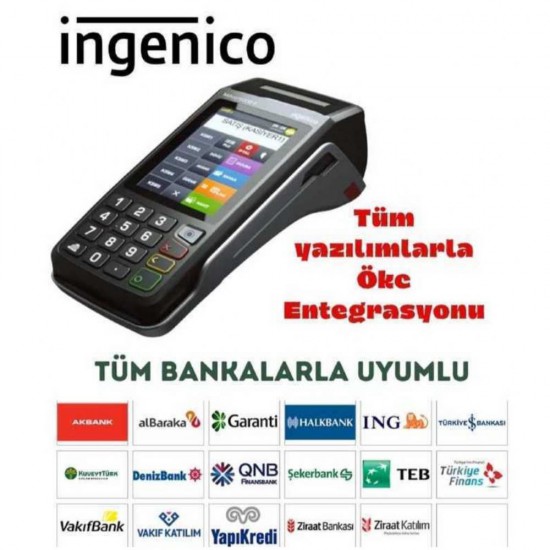 İngenico Move 5000 F Yeni Nesil Mobil Pos Yazarkasa Çanta Hediyeli İngenico Move 5000 F Yeni Nesil Mobil Pos Yazarkasa Çanta Hediyeli