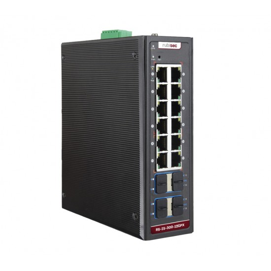 RS-IS-300-12GPX Endüstriyel Gigabit PoE Switch RS-IS-300-12GPX Endüstriyel Gigabit PoE Switch