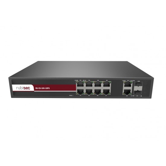 RS-ES-100-10GP 8+2 Port Gigabit PoE Switch RS-ES-100-10GP 8+2 Port Gigabit PoE Switch