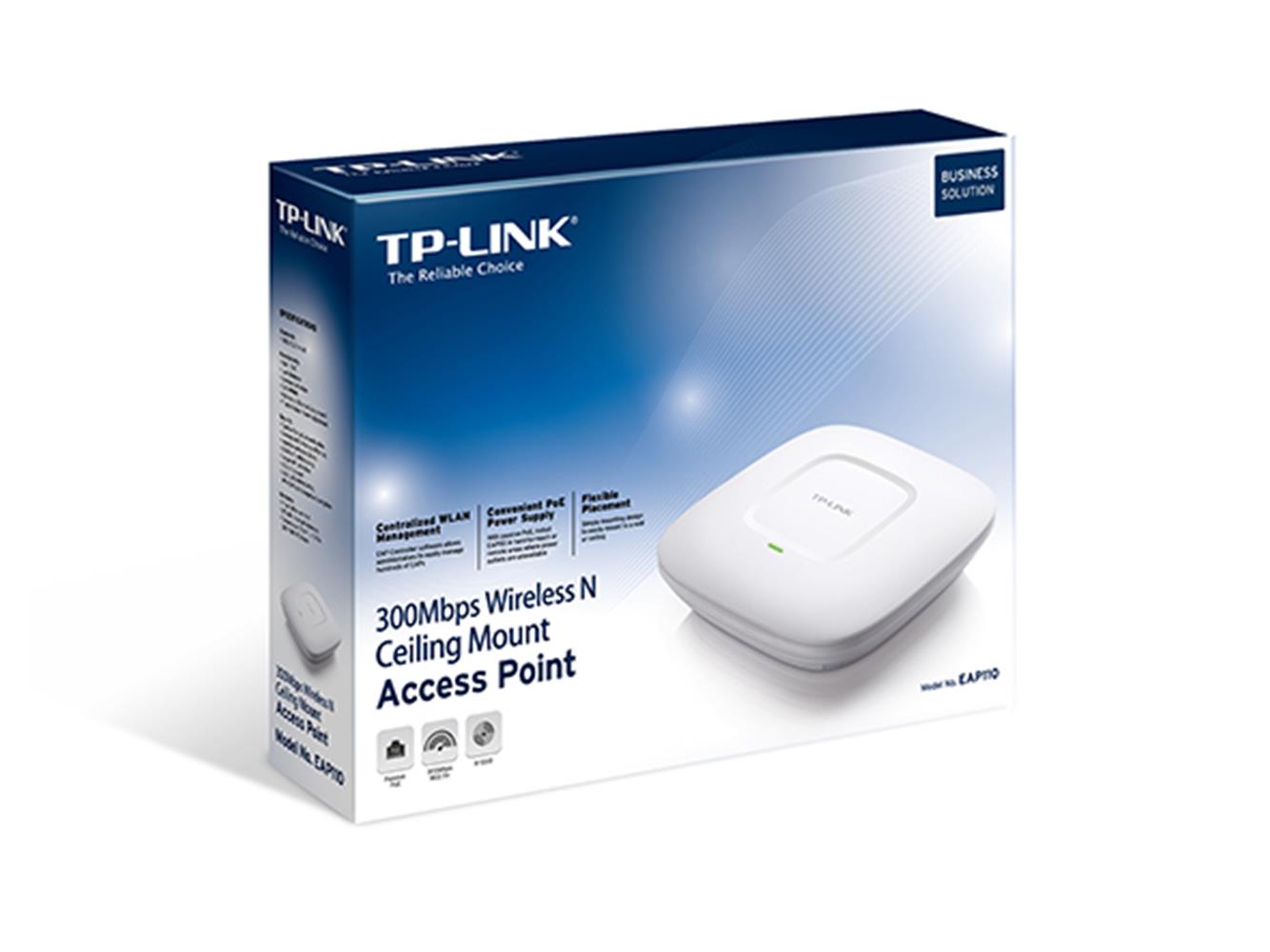 Omada Tp-Link EAP110 Tavan Tipi 300 Mbps Kablosuz Access Point - görsel 2