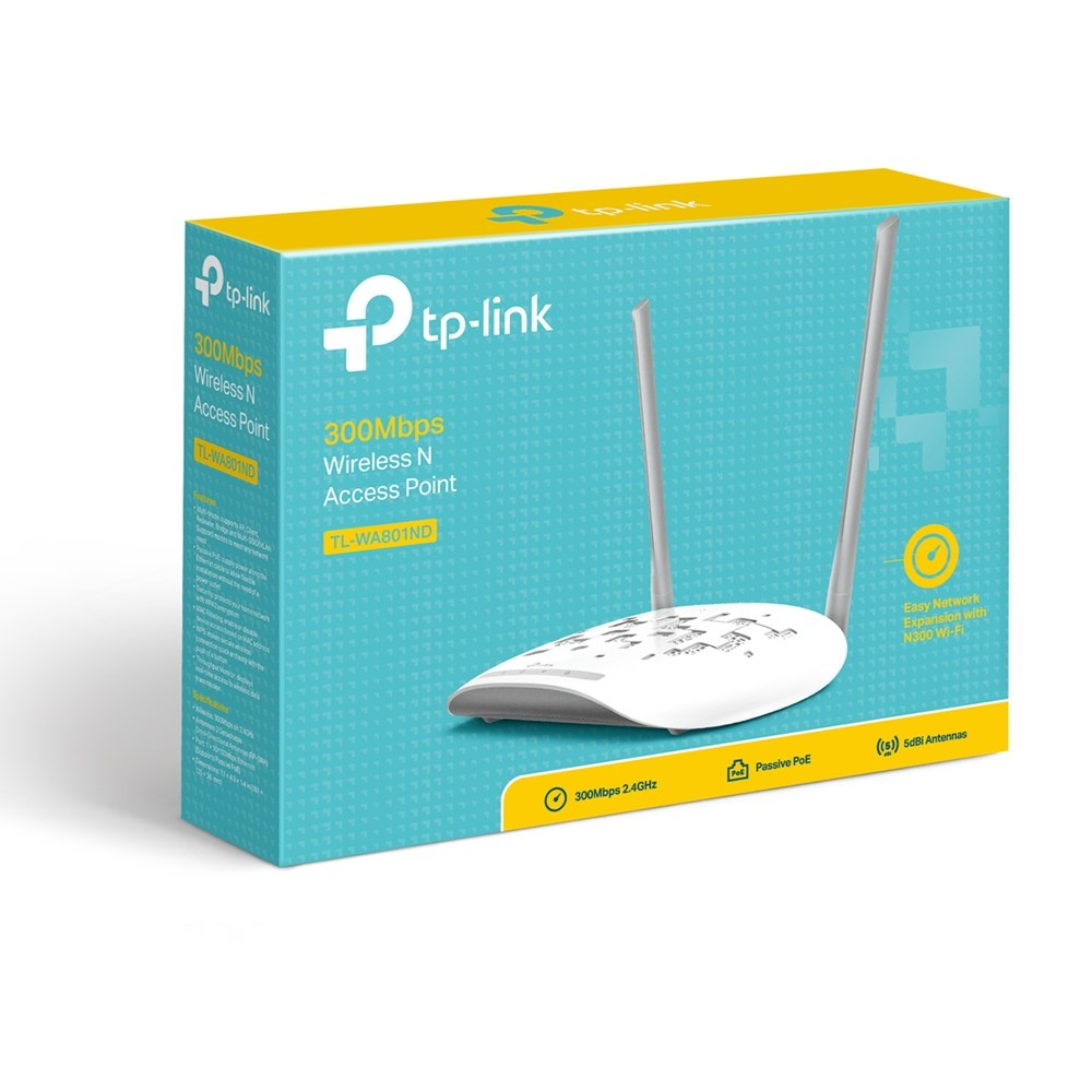 Tp-Link TL-WA801N 300Mbps Access Point - görsel 2