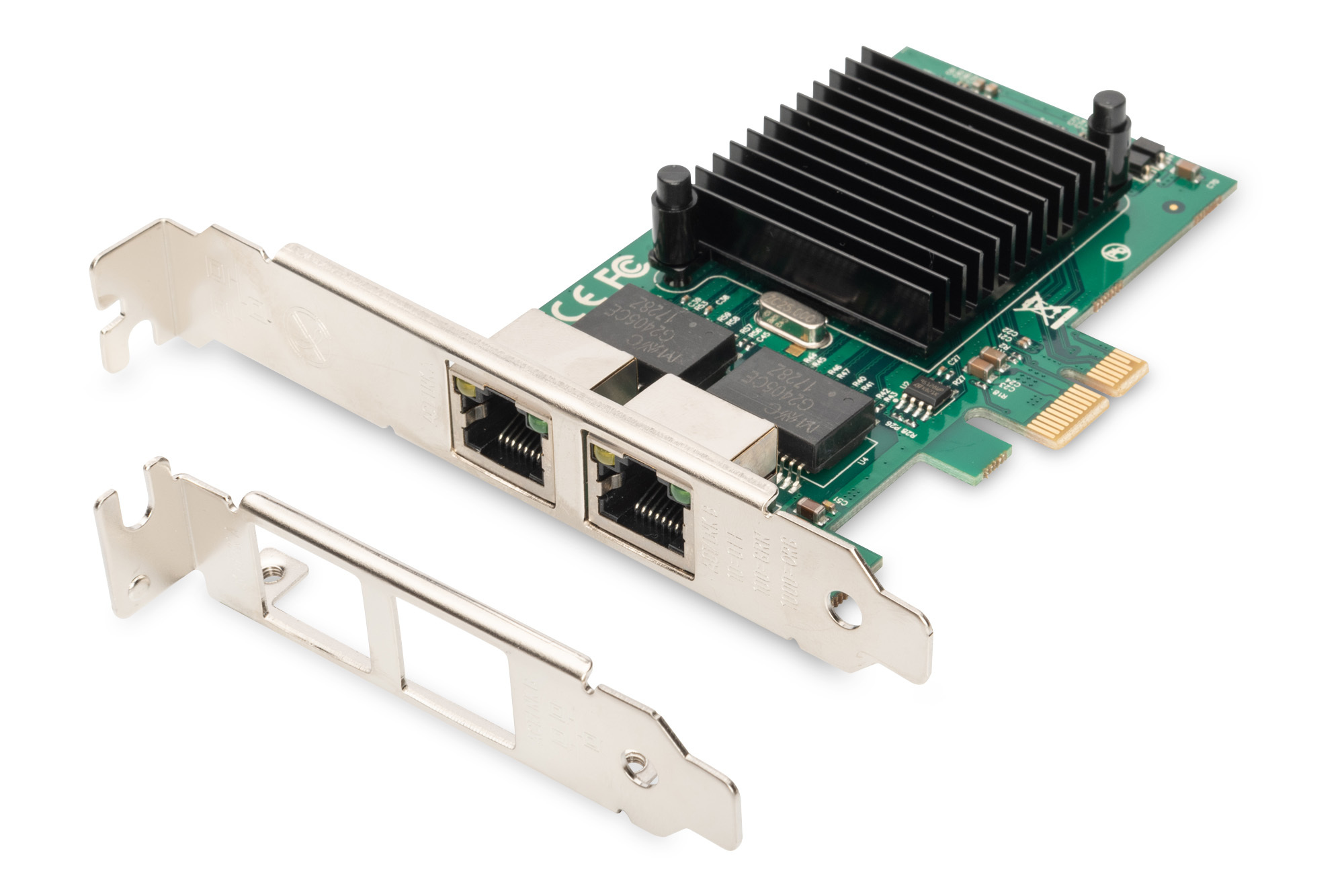 Digitus DN-10132 2 Port Gigabit Ethernet PCI Express Kart - görsel 2