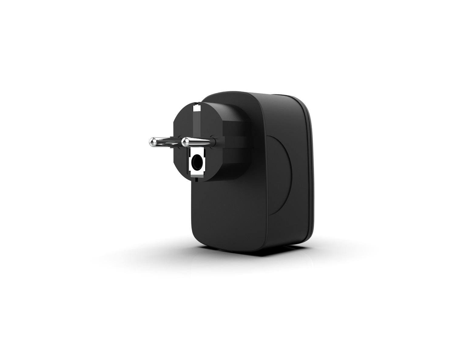 İnca IPW-42SY 1Port 12W USB+Type-C Akım Korumalı Duvar Priz - Siyah - görsel 2