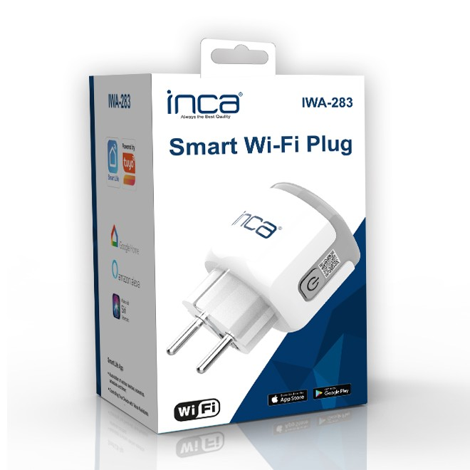 İnca IWA-283 16A Akım Korumalı Akıllı Priz Bluetooth+Wifi Uygulamalı Ses Kontrolü ve Enerji Kullanım Gösterimi - görsel 4
