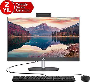 HP ProOne G10 8T2W7ES G10 i7-1355U 16GB 512GB SSD 23.8" Dos - görsel 2