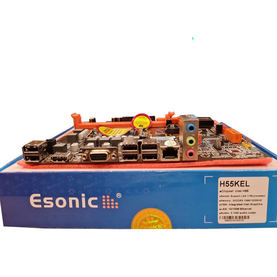 Esonic H55KEL4 DDR3 Hdmı Vga SATA2 1156P Bulk - görsel 3