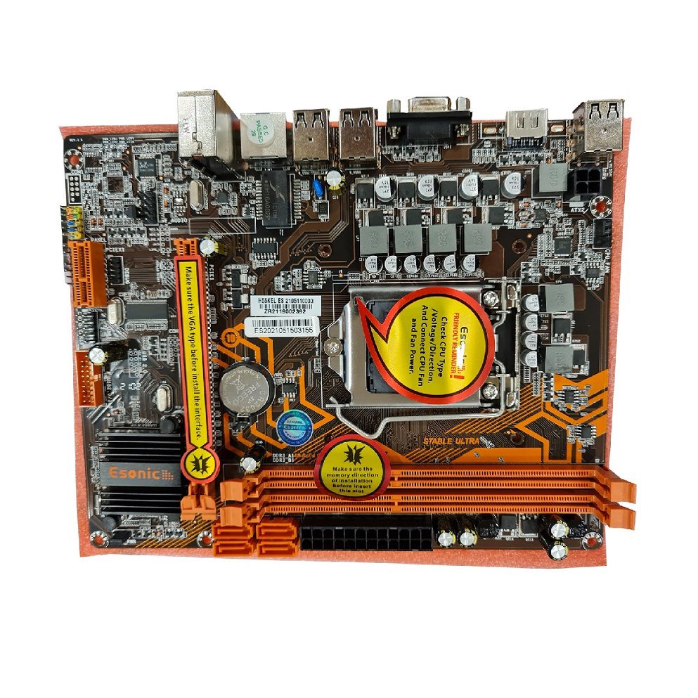Esonic H55KEL4 DDR3 Hdmı Vga SATA2 1156P Bulk - görsel 4