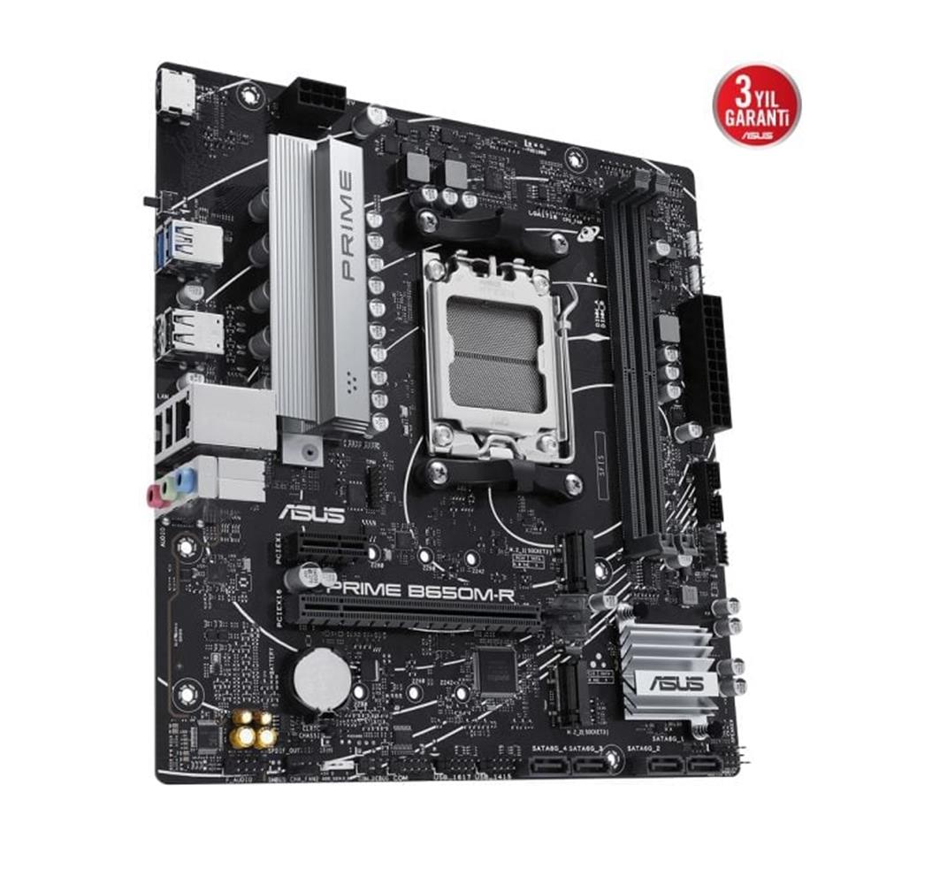 Asus Prime B650M-R 7200MHz (OC) DDR5 Soket AM5 M.2 HDMI mATX Anakart