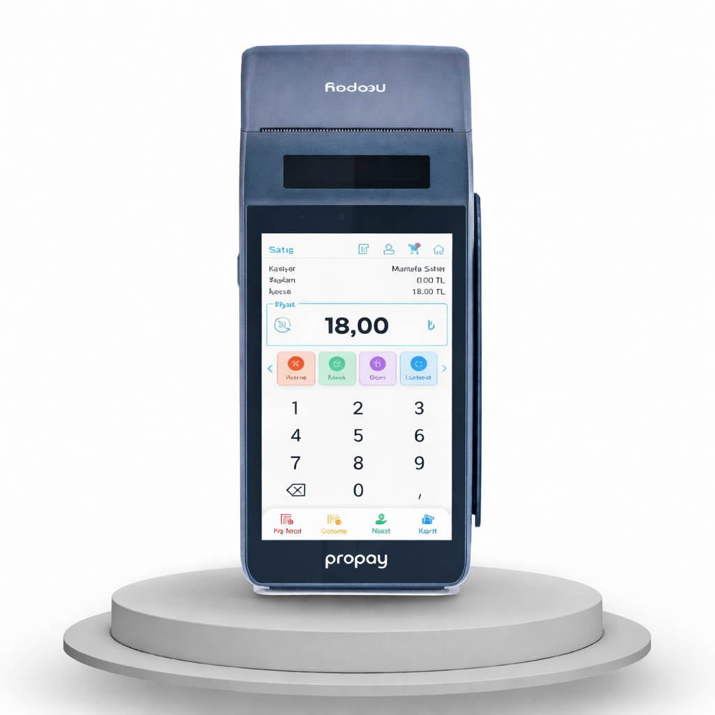 Propay P1000-ECR Android Yazarkasa Pos 20 Adet Rulo Hediye - görsel 2