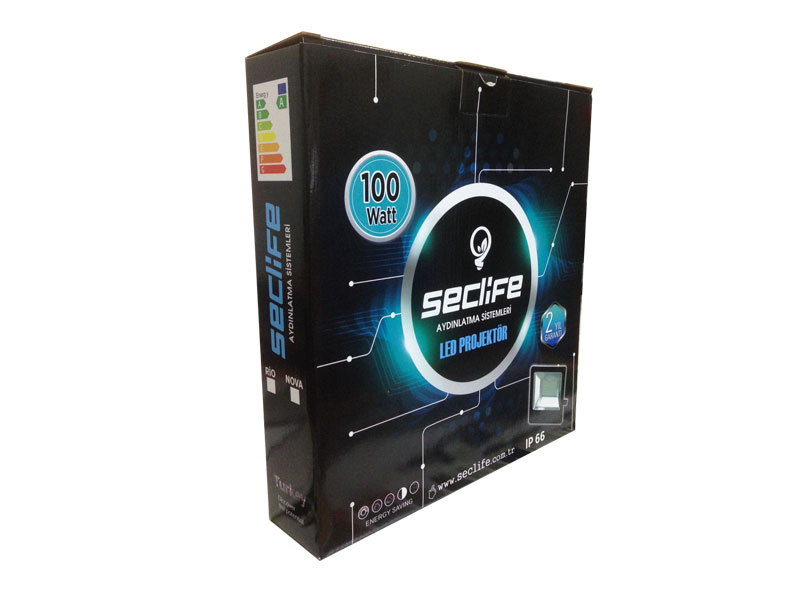 Seclife Nova-14100Y 100W Led Projektör Yeşil