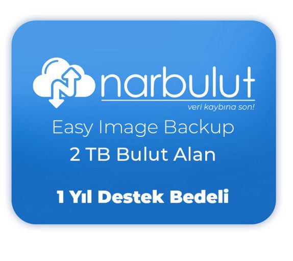 NARBULUT Easy Image Backup 2TB Bulut Alan +1 Yıl destek