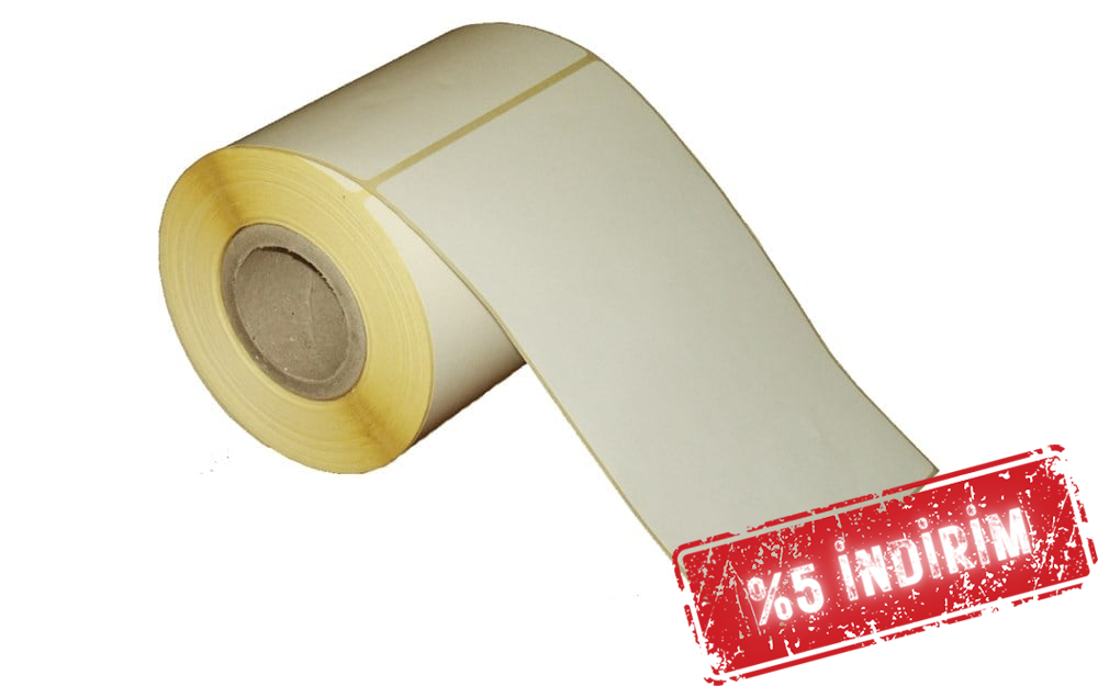 Vellum Etiket 50mm X 35mm 2li Wax Ribon gerekir