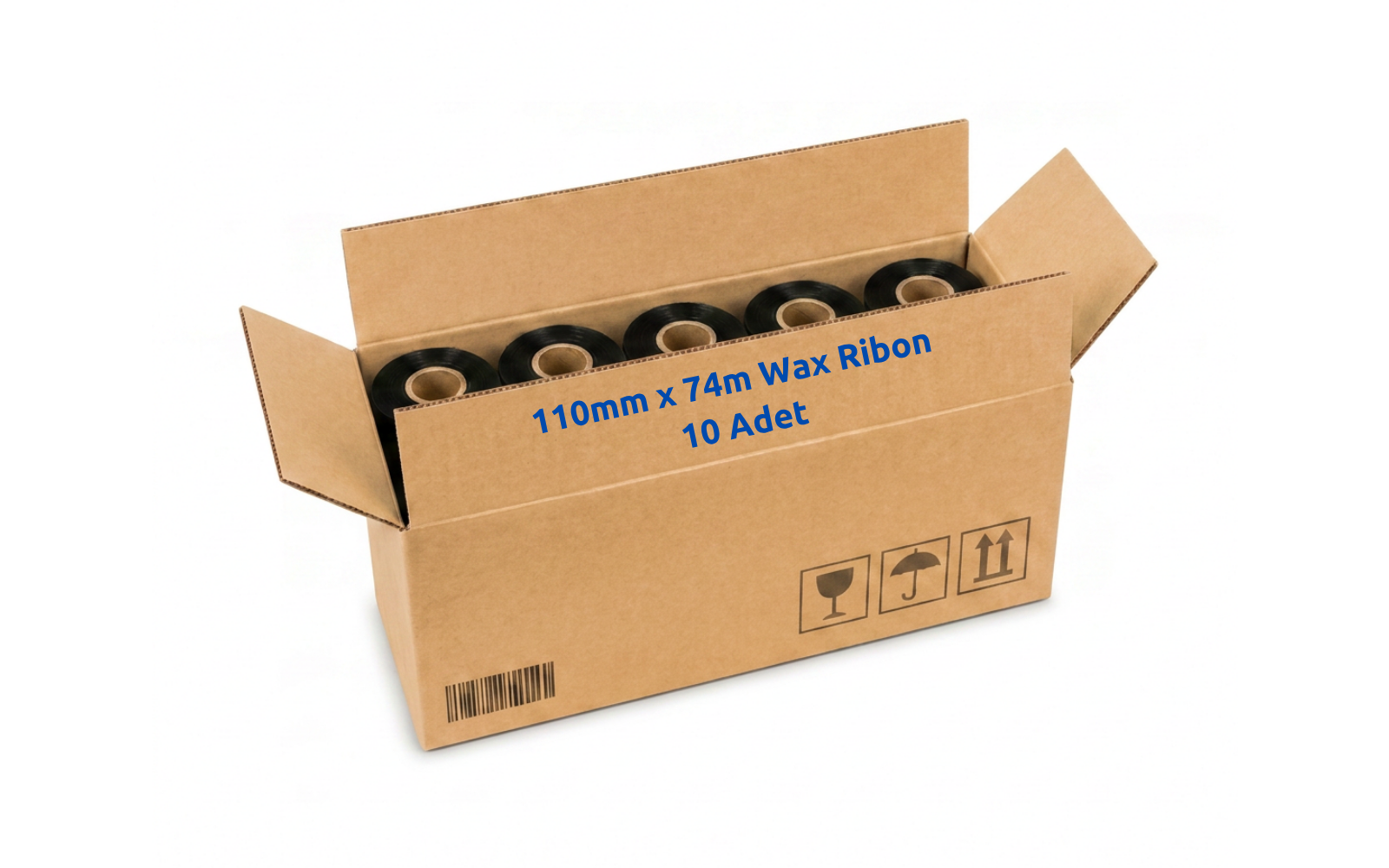 Ribon Wax 110mm X 74m out A410 10 lu KOLİ - görsel 2