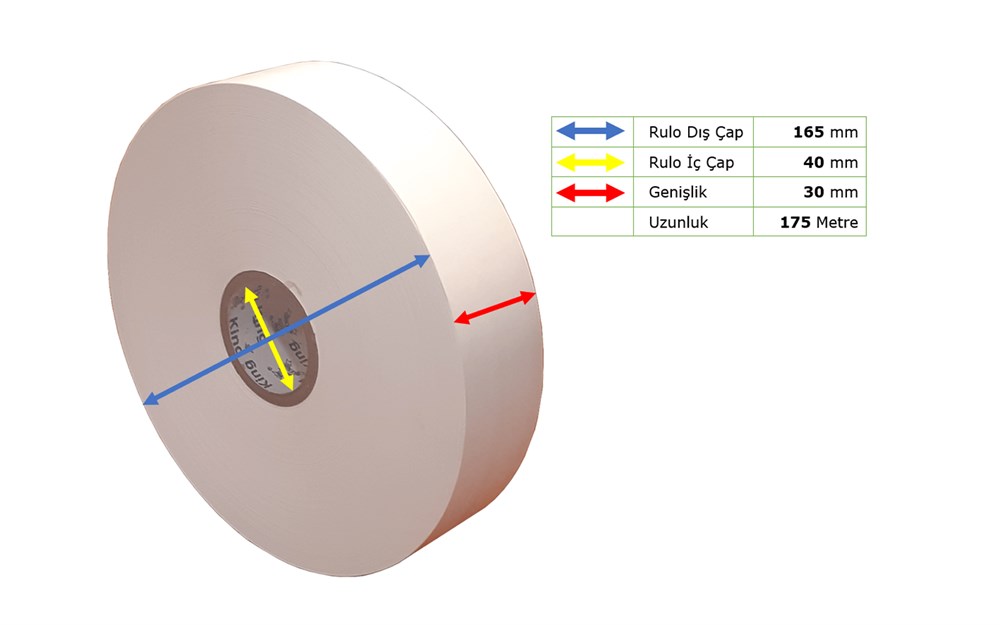 30mm X 175m Ağır Yıkama Kumaşı - görsel 3