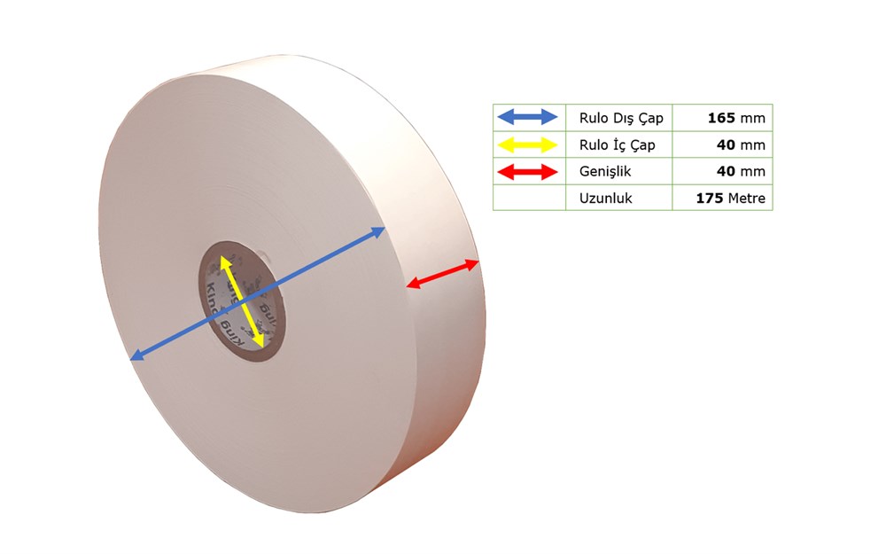 40mm X 175m Ağır Yıkama Kumaşı - görsel 3