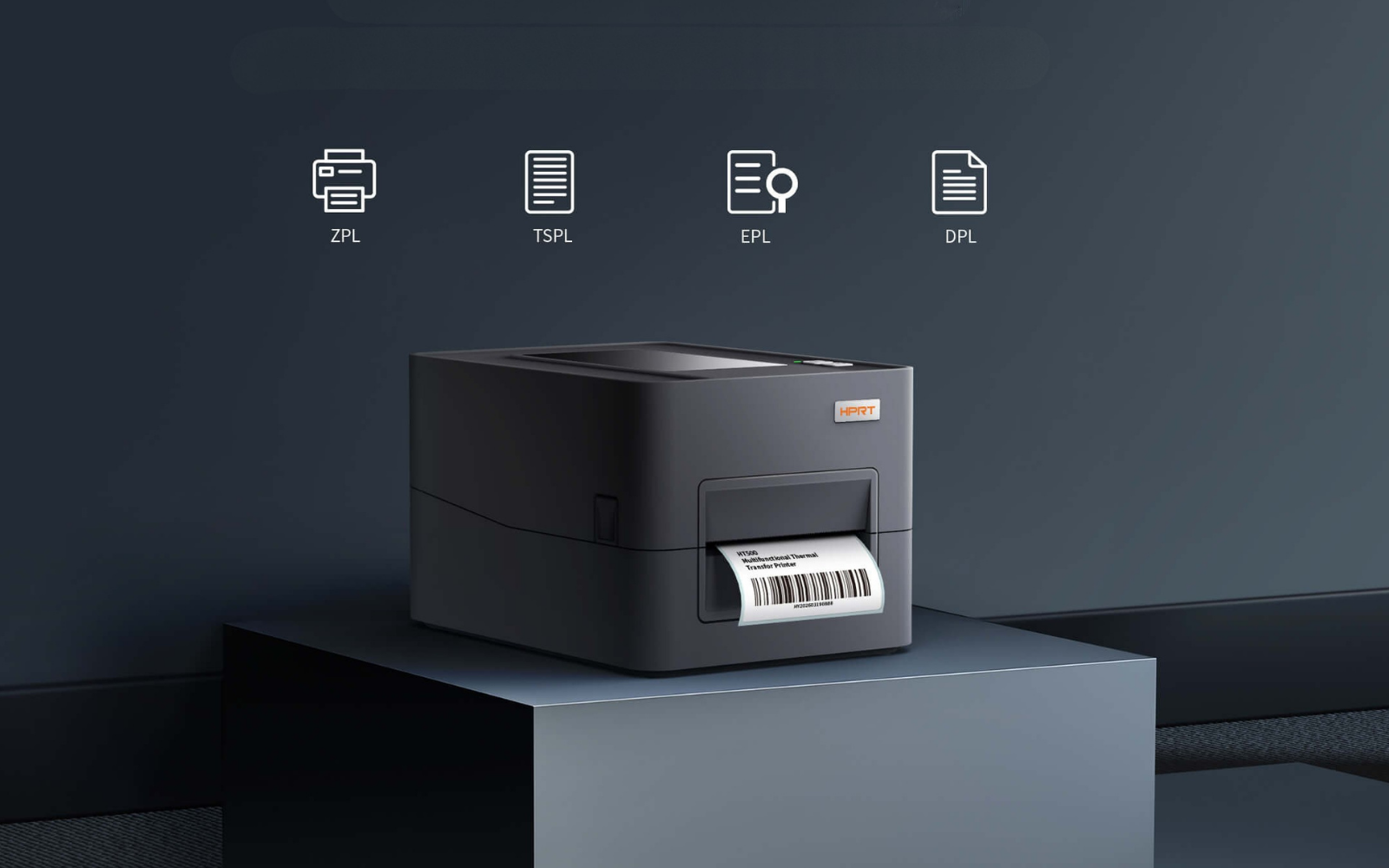 HPRT HT500 203 DPI USB Ethernet Termal Transfer Barkod Etiket Yazıcı - görsel 5