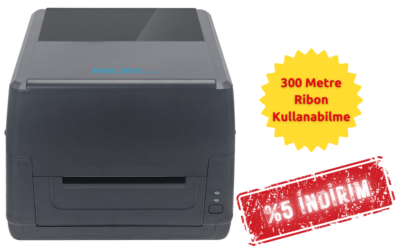 PalmX TXP-400 Barkod Yazıcı USB,Ethernet Bağlantılı - küçük görsel 1