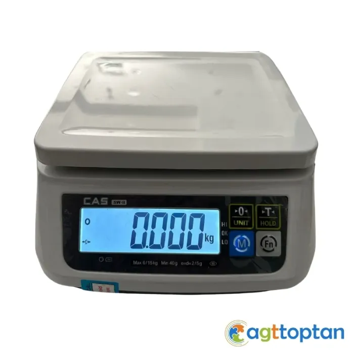 Cas SW Akülü Çift Gösterge (6-15-30 Kg) Tartım Terazisi