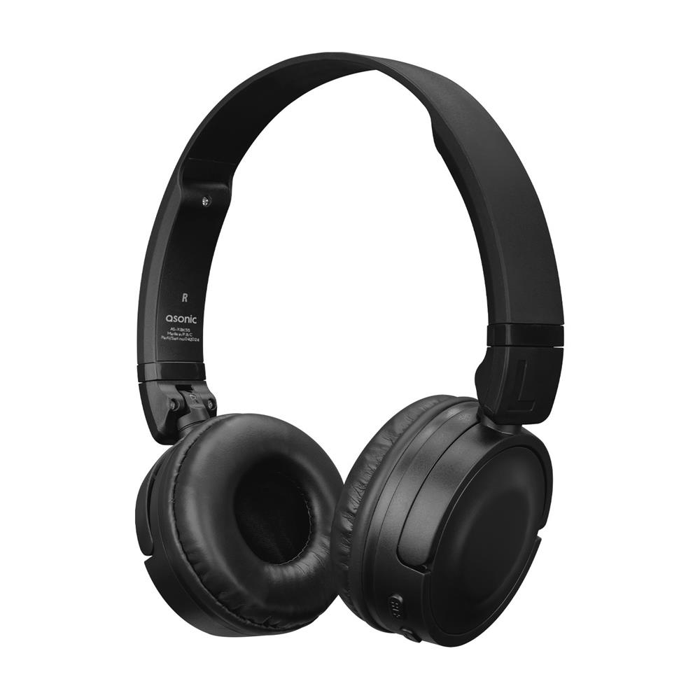 Asonic As-XBK55 Siyah TF Kart Özellikli Bluetooth Kulaklık - görsel 2