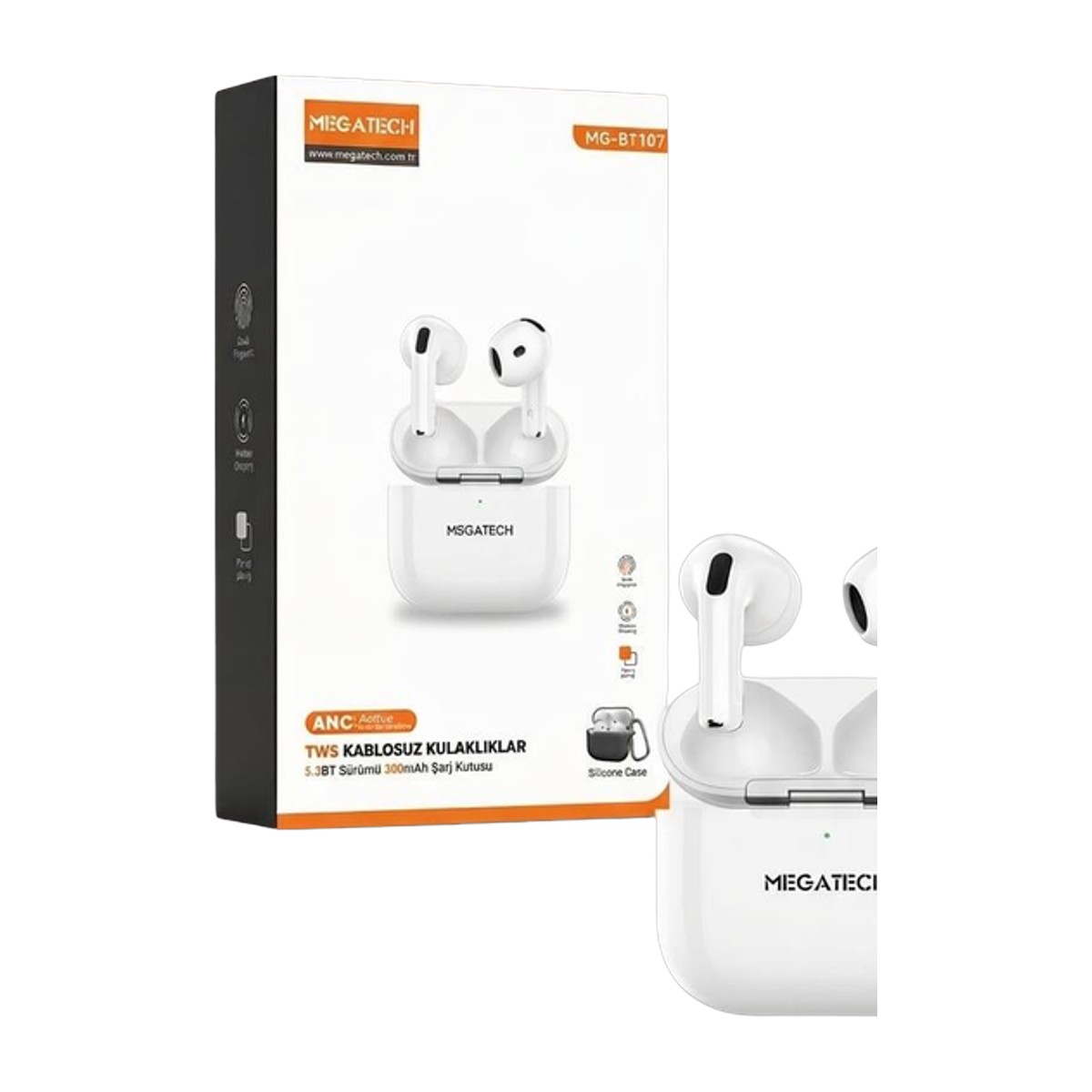 Megatech MG-BT107 Bluetooth Kulakiçi Kulaklık