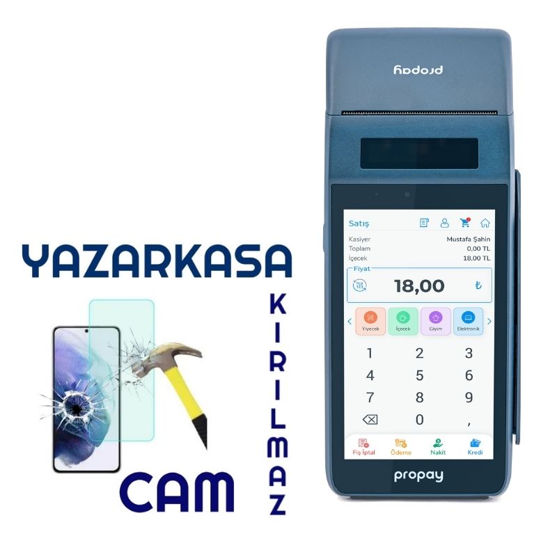 Propay P1000-ECR Yazarkasa Kırılmaz Cam (NANO)