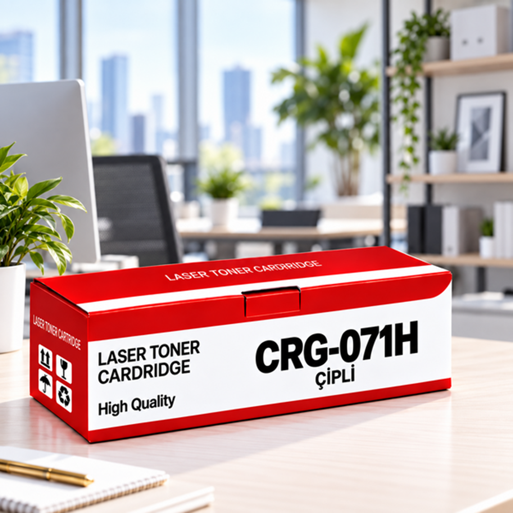 Canon CRG-071H Çipli Muadil Toner 2.5K - küçük görsel 1