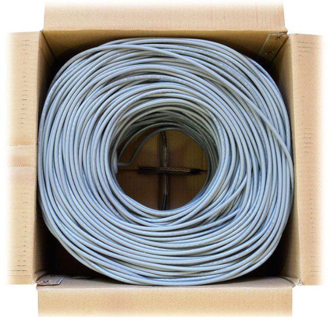 Seclife SNW-C6526G 24AWG UTP 305m Saf Bakır İç Ortam Cat6 Kablo Gri - görsel 3