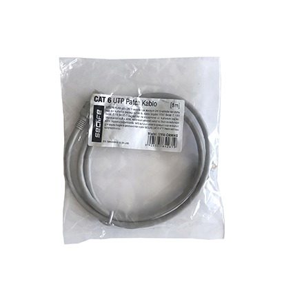Seclife SNW-C6564G Cat6 1Mt Gri Patch Kablo - görsel 2