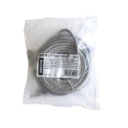 Seclife SNW-C6574G Cat6 10Mt Gri Patch Kablo - görsel 2