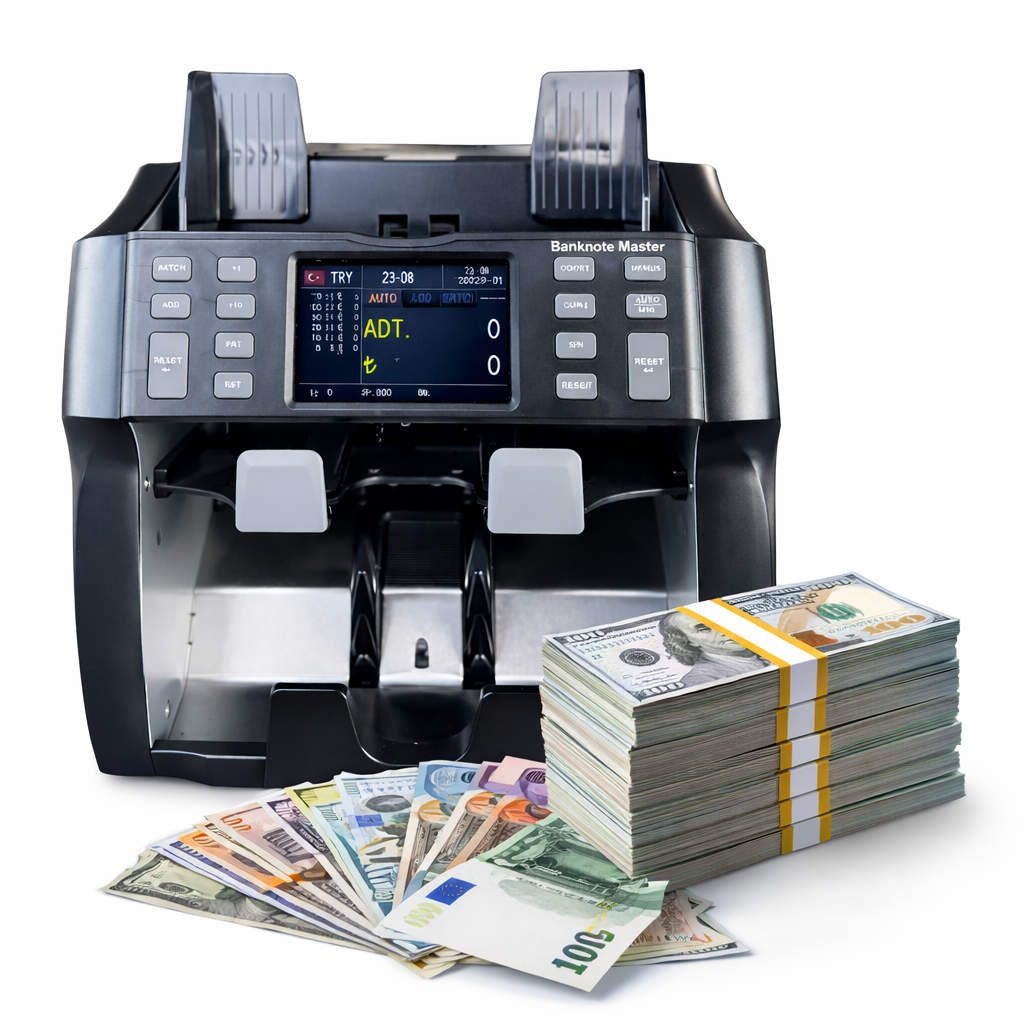 Banknote Master 10 Ülke Çift Katlı para sayma makinesi - görsel 3